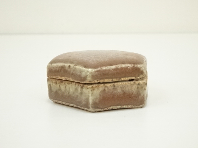  平清水焼　青龍窯造　窯変香合（共箱）